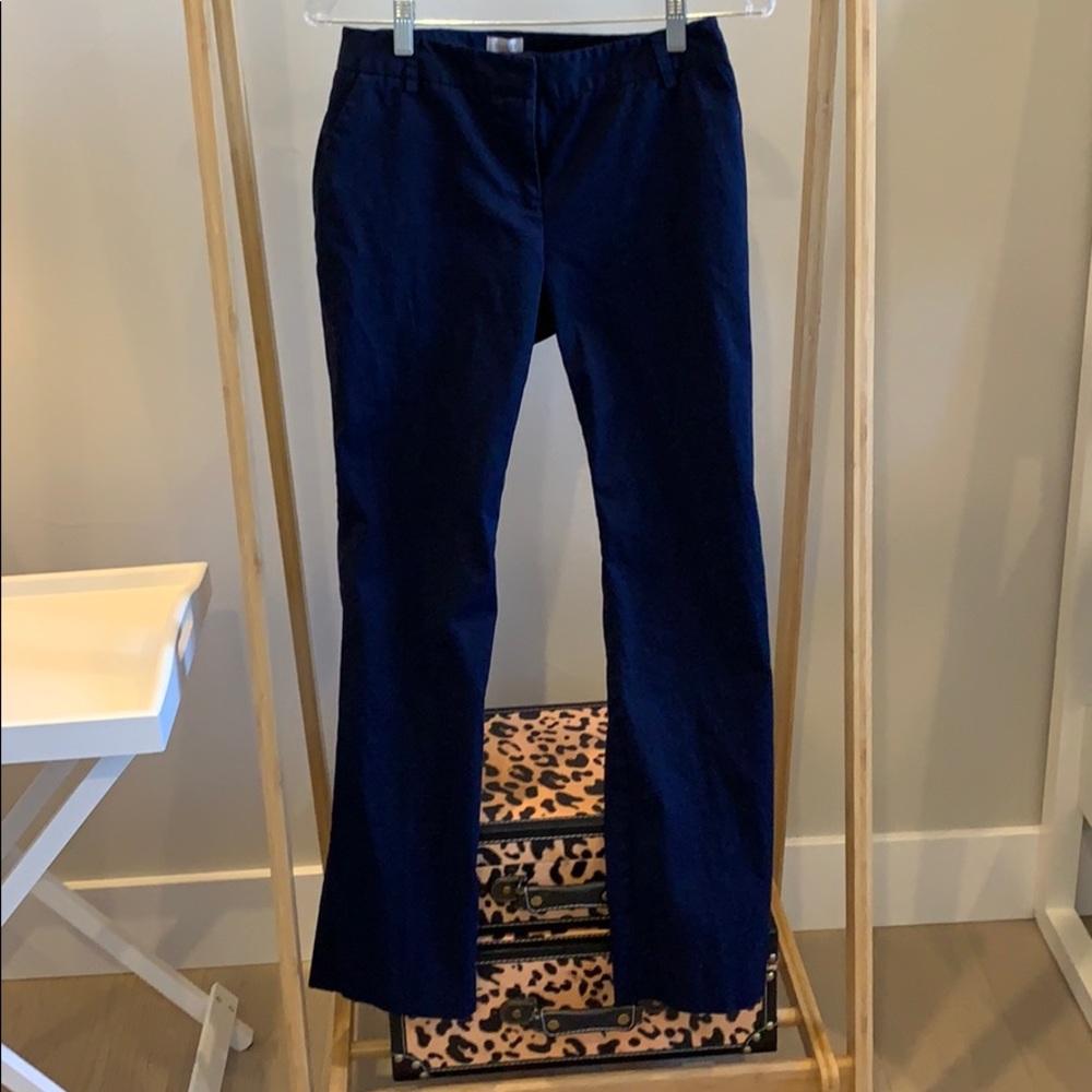 Navy Chinos by Laundry Sz 6